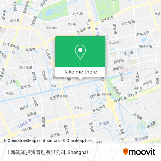 上海颖颉投资管理有限公司 map
