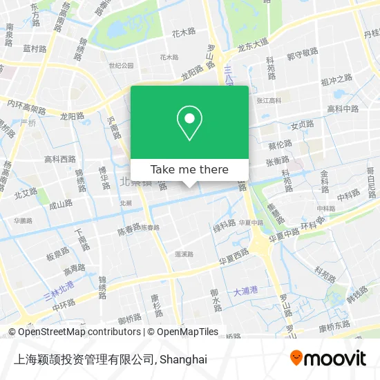 上海颖颉投资管理有限公司 map