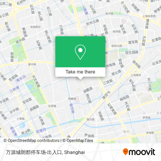 万源城朗郡停车场-出入口 map