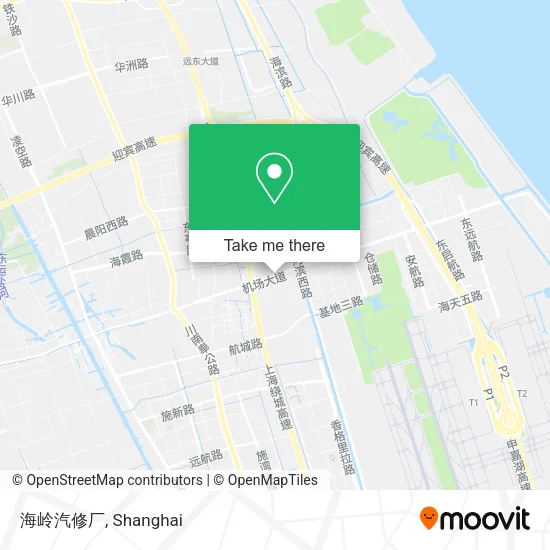 海岭汽修厂 map