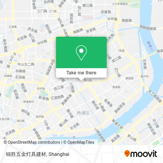 锦胜五金灯具建材 map