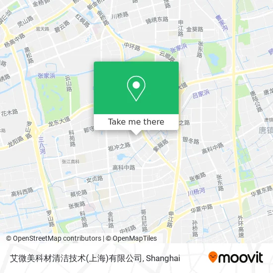 艾微美科材清洁技术(上海)有限公司 map