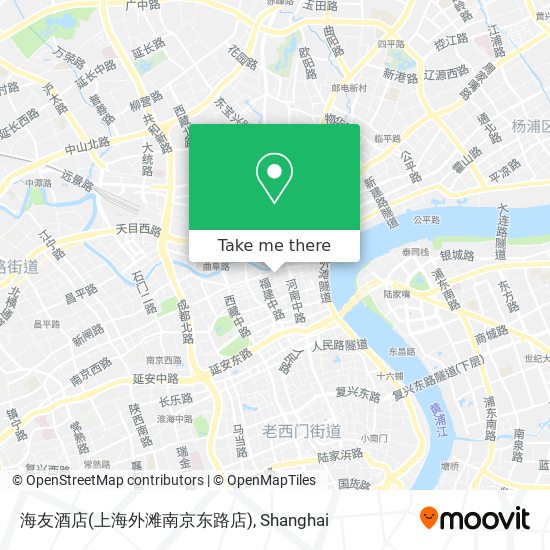 海友酒店(上海外滩南京东路店) map