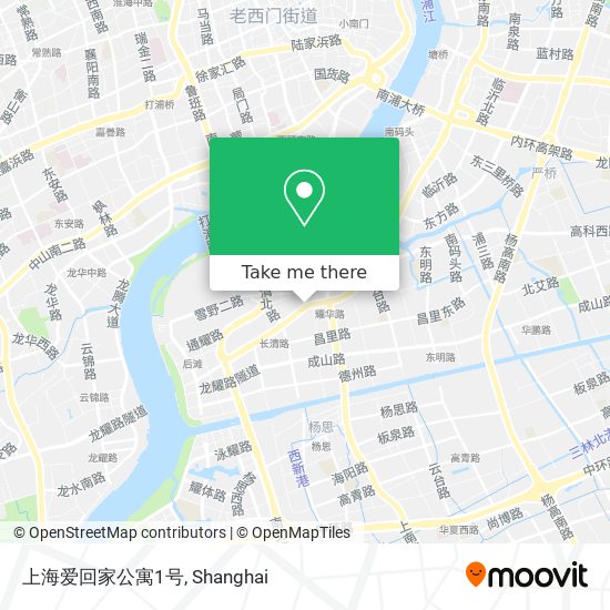 上海爱回家公寓1号 map