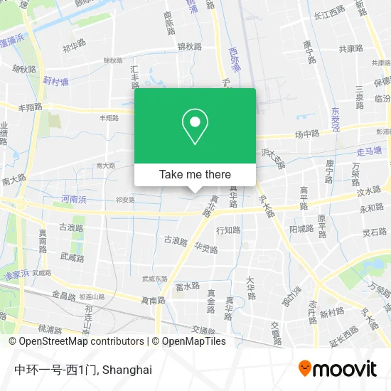 中环一号-西1门 map