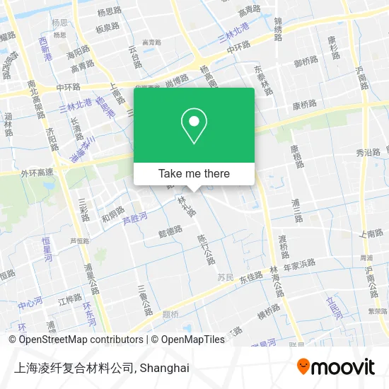 上海凌纤复合材料公司 map