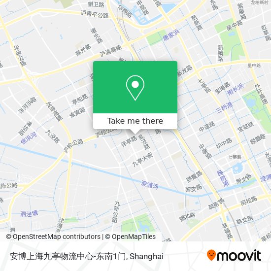 安博上海九亭物流中心-东南1门 map