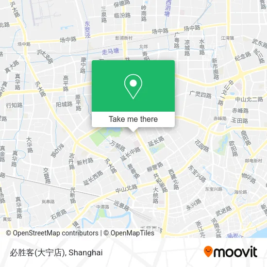必胜客(大宁店) map