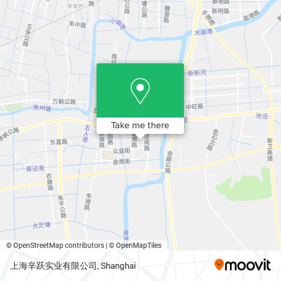 上海辛跃实业有限公司 map
