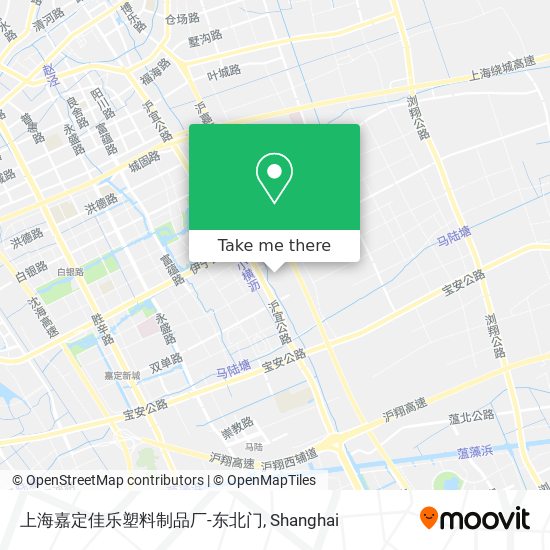 上海嘉定佳乐塑料制品厂-东北门 map