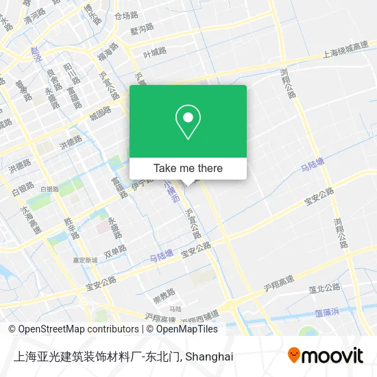 上海亚光建筑装饰材料厂-东北门 map