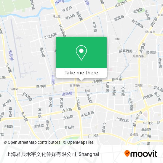上海君辰禾宇文化传媒有限公司 map