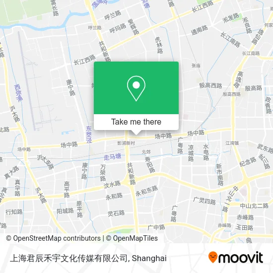 上海君辰禾宇文化传媒有限公司 map