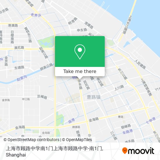 上海市顾路中学南1门上海市顾路中学-南1门 map