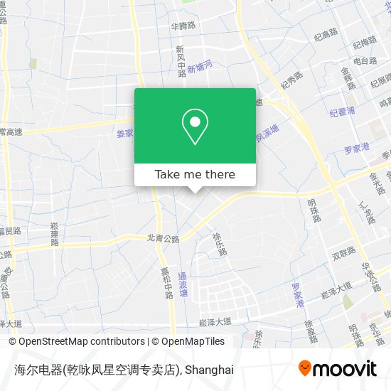 海尔电器(乾咏凤星空调专卖店) map