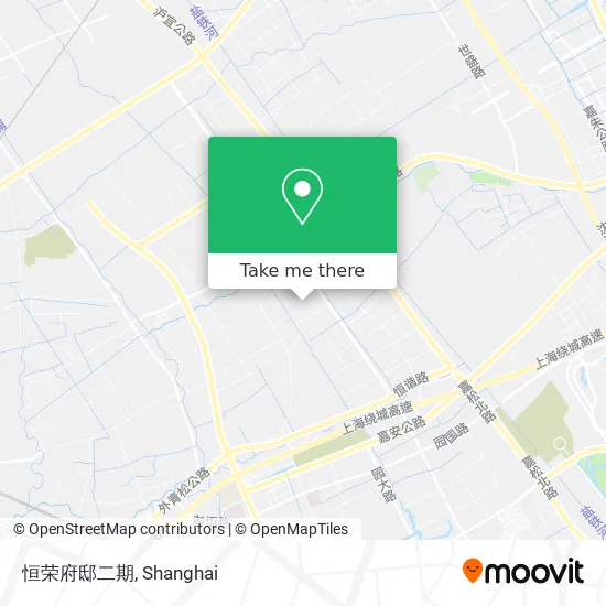 恒荣府邸二期 map