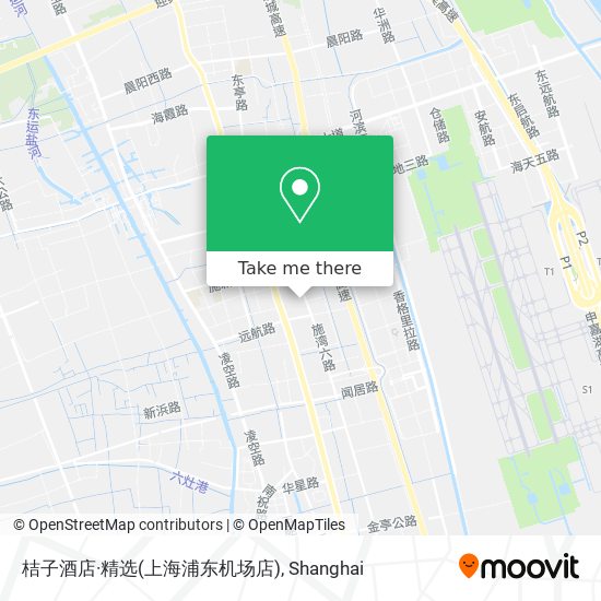 桔子酒店·精选(上海浦东机场店) map