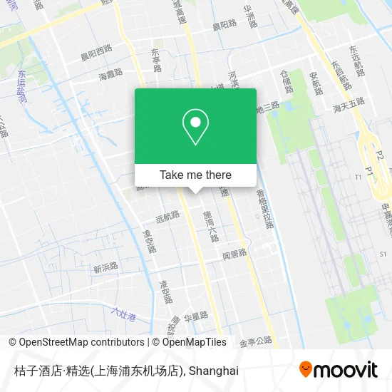 桔子酒店·精选(上海浦东机场店) map