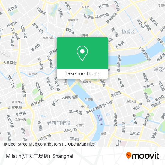 M.latin(证大广场店) map