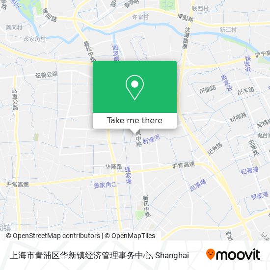 上海市青浦区华新镇经济管理事务中心 map