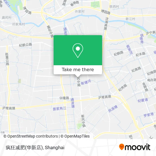 疯狂减肥(华新店) map