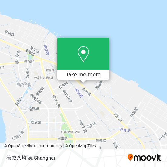 德威八堆场 map