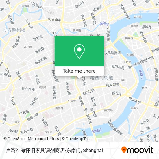 卢湾淮海怀旧家具调剂商店-东南门 map