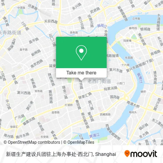 新疆生产建设兵团驻上海办事处-西北门 map