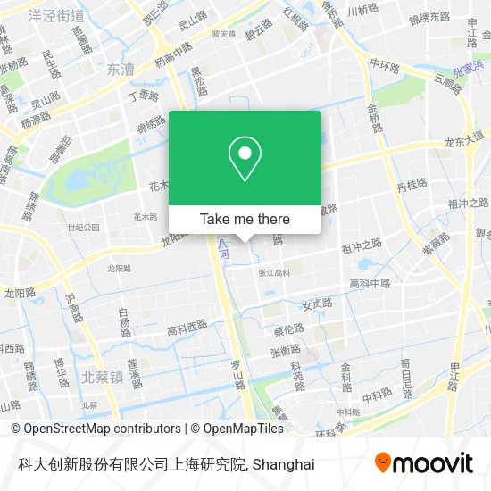 科大创新股份有限公司上海研究院 map
