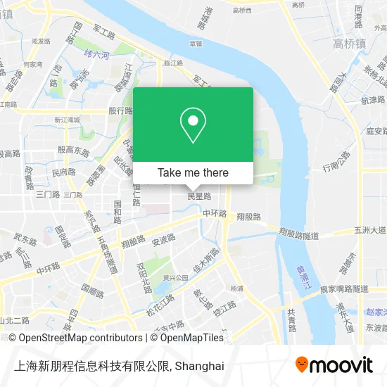 上海新朋程信息科技有限公限 map