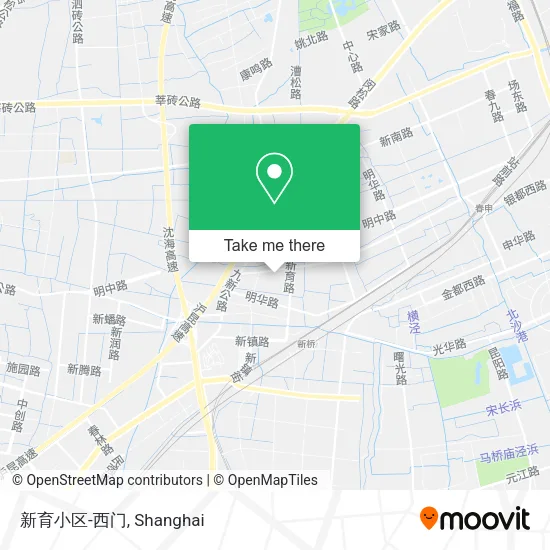 新育小区-西门 map