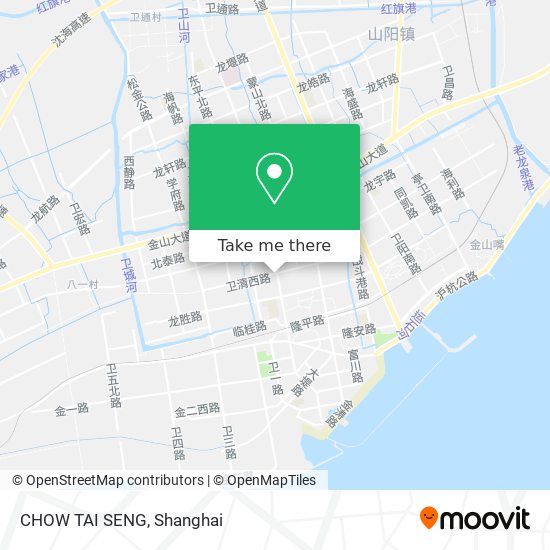 CHOW TAI SENG map