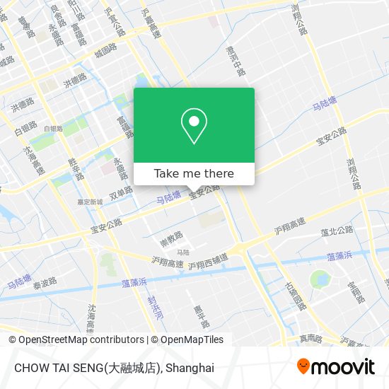 CHOW TAI SENG(大融城店) map