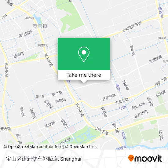 宝山区建新修车补胎店 map