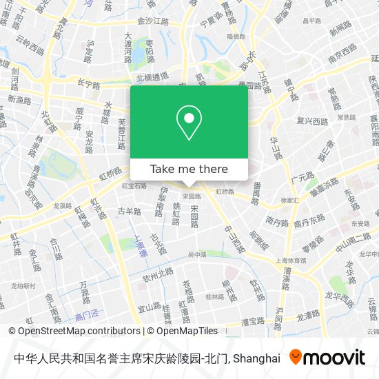 中华人民共和国名誉主席宋庆龄陵园-北门 map