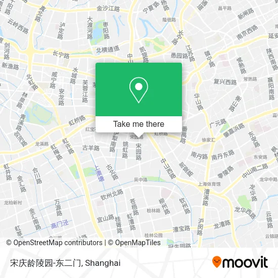 宋庆龄陵园-东二门 map