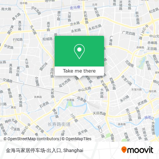 金海马家居停车场-出入口 map