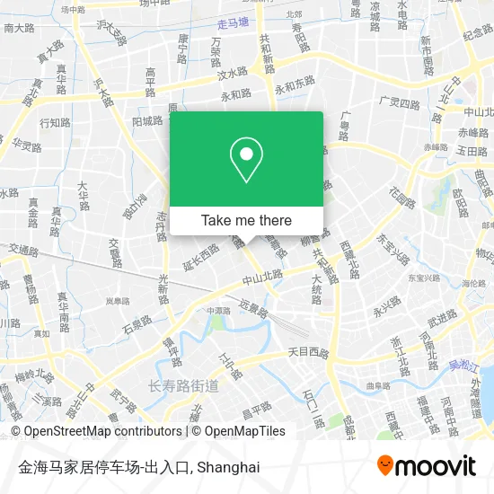 金海马家居停车场-出入口 map