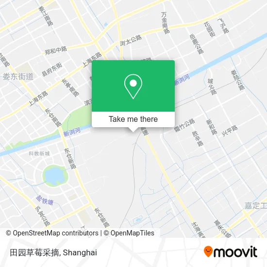 田园草莓采摘 map
