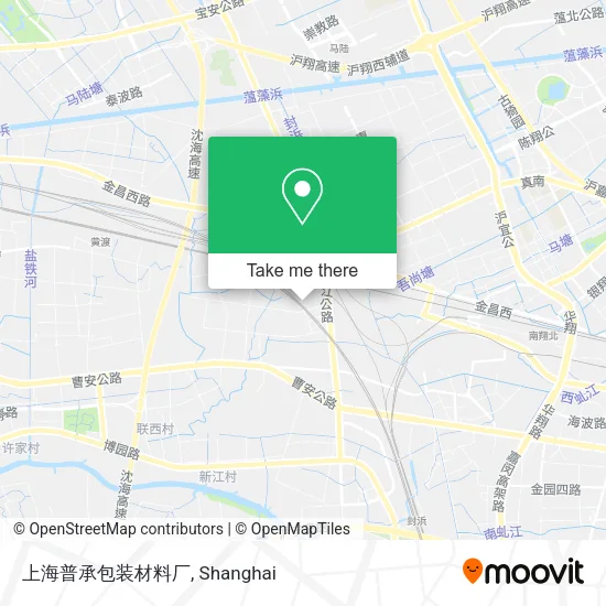上海普承包装材料厂 map