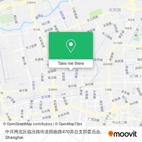 中共闸北区临汾路街道阳曲路470弄总支部委员会 map