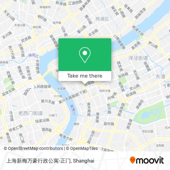 上海新梅万豪行政公寓-正门 map