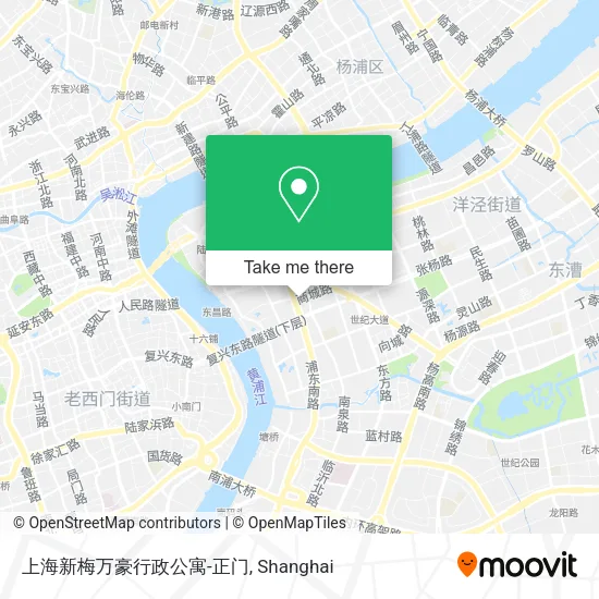 上海新梅万豪行政公寓-正门 map