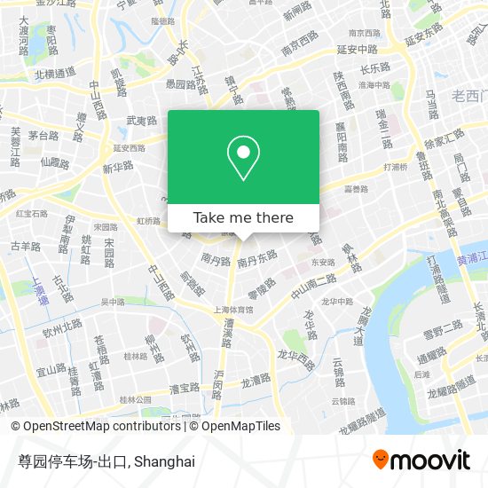 尊园停车场-出口 map