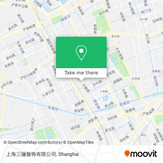 上海三骊服饰有限公司 map