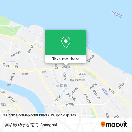 高桥港城绿地-南门 map