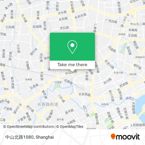 中山北路1080 map