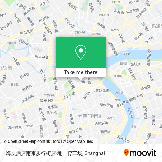 海友酒店南京步行街店-地上停车场 map