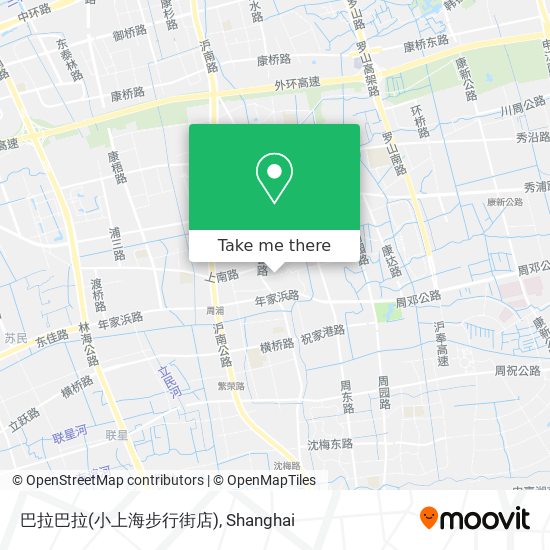 巴拉巴拉(小上海步行街店) map