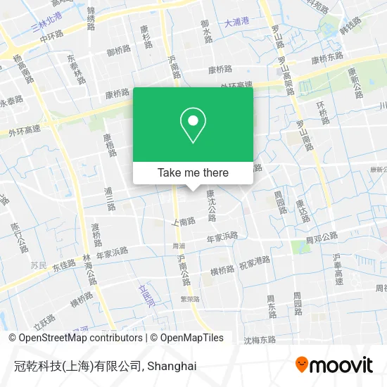 冠乾科技(上海)有限公司 map